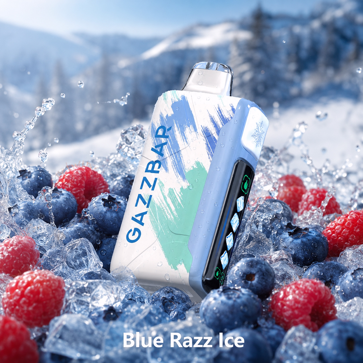 GAZZBAR ICE GOD 50 000 potahů – 5 úrovně nastavitelného chlazení
