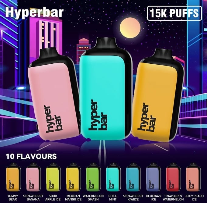 Hyperbar PX 15000 potahů - Silný a osvěžující BOOST režim