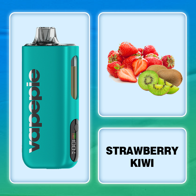 Jahoda-kiwi & VAPEPIE Max 40000 potahů PRO