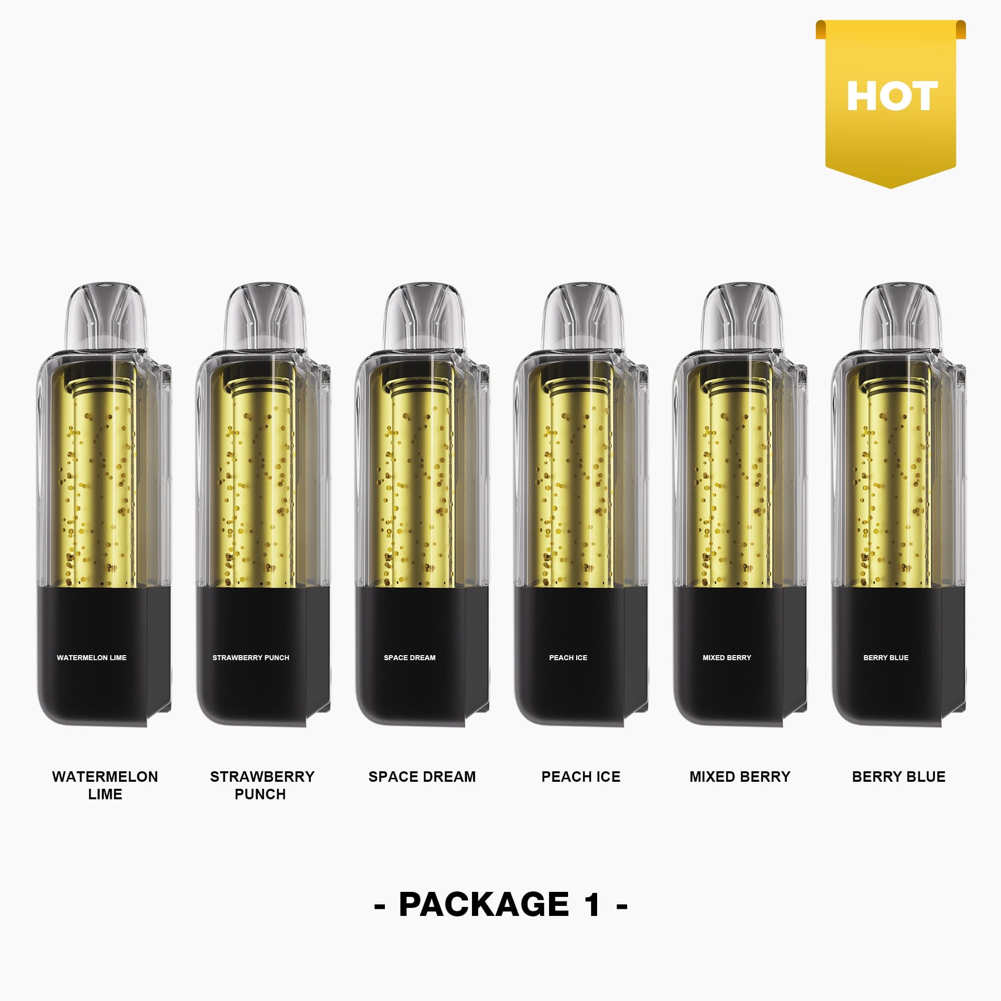 VAPEPIE&TK Ultra X Pod (15000 potahů) – 6 kusů v balení / 7+1 sada