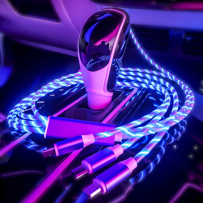 VAPEPIE – 3 v 1 LED Flow Light nabíjecí kabel