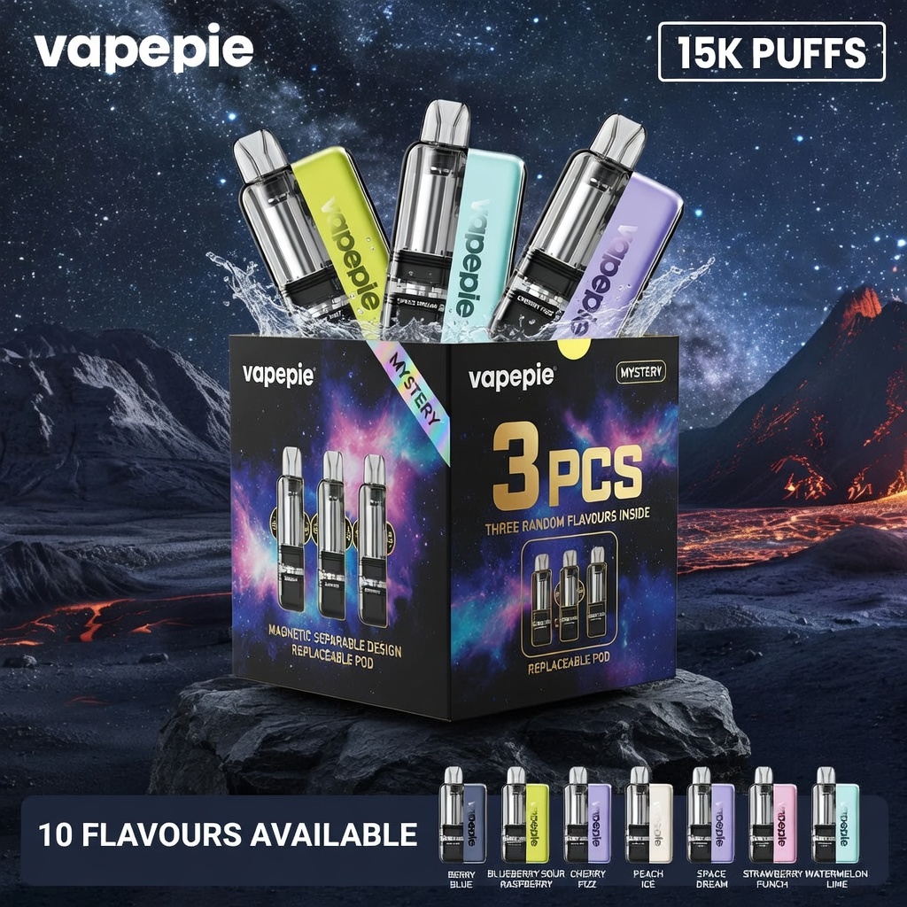 3 ks🎁Mystery Box🎁 | TK × VAPEPIE Ultra X 15000 potahů