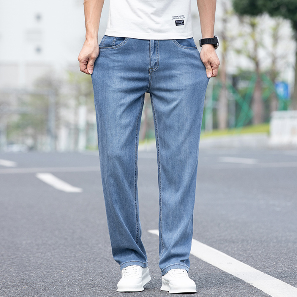 Men's Tencel Straight Jeans