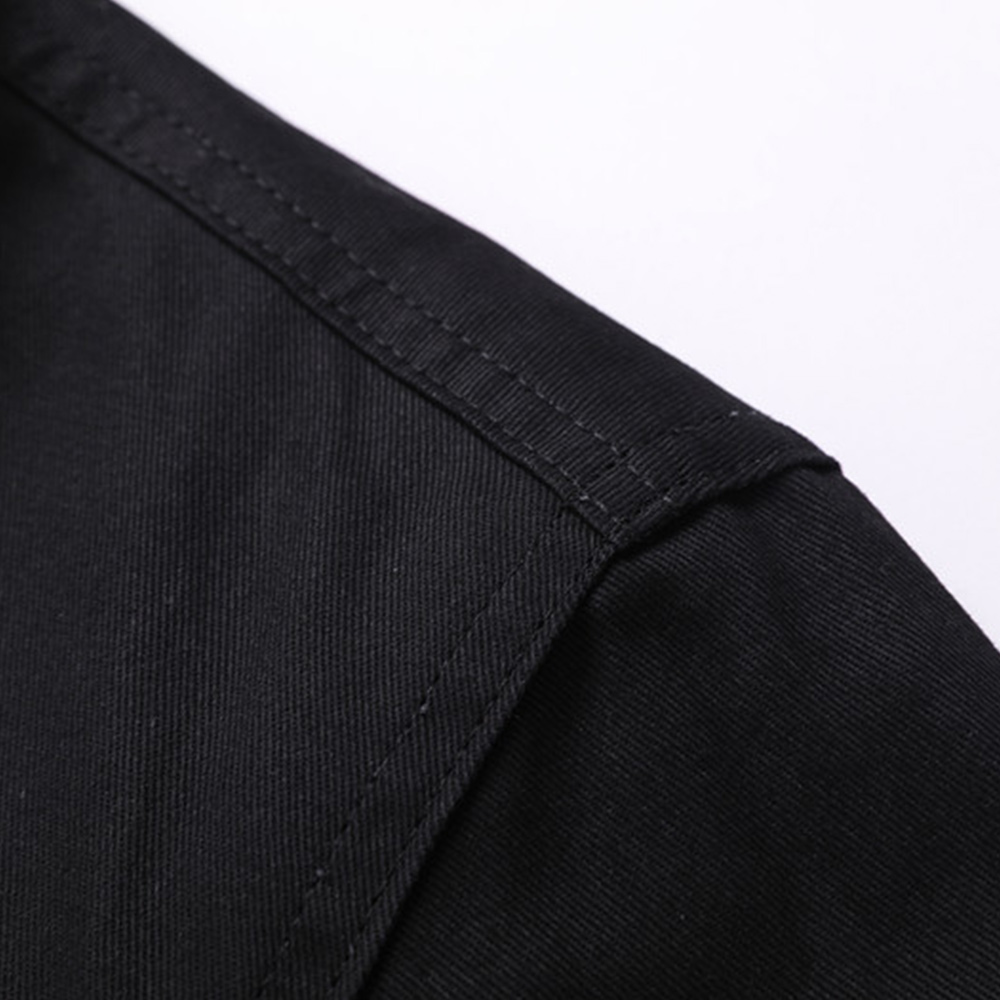 New Men's Plush Thick Lapel Work Jacket