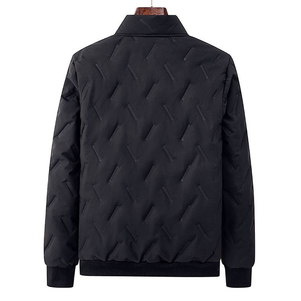 Autumn and winter men's lambswool cotton coat + cotton pants two-piece suit
