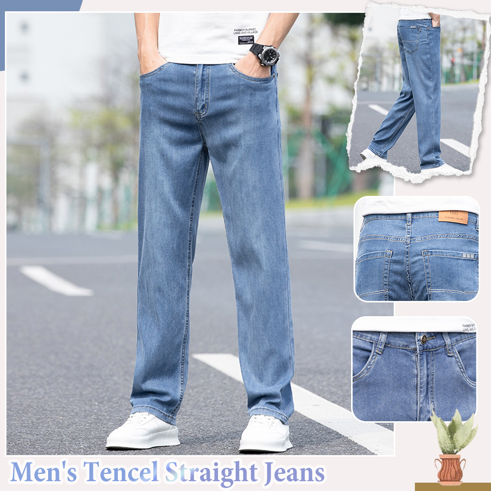 Men's Tencel Straight Jeans