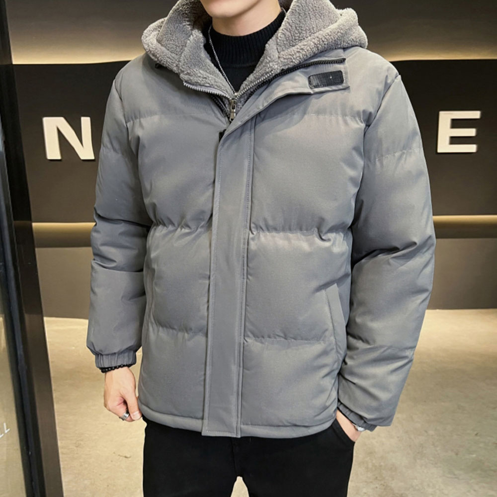 Men's Polar Fleece Hooded Cotton Jacket