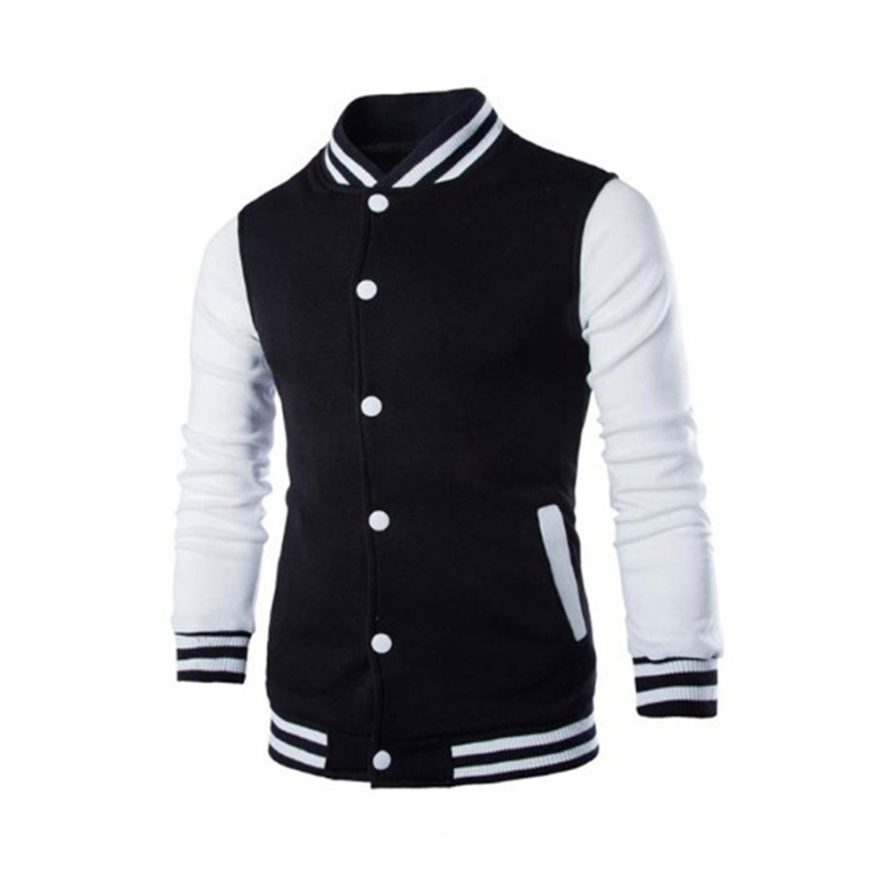 Men's Stand Collar Baseball Jacket
