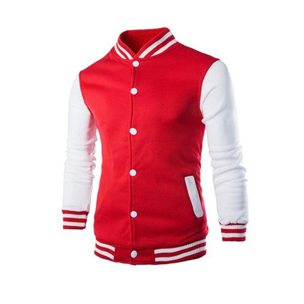 Men's Stand Collar Baseball Jacket