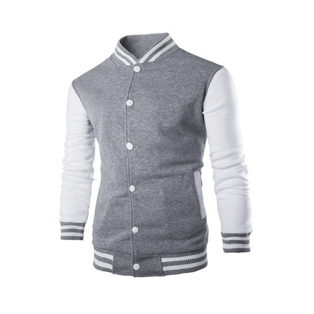 Men's Stand Collar Baseball Jacket