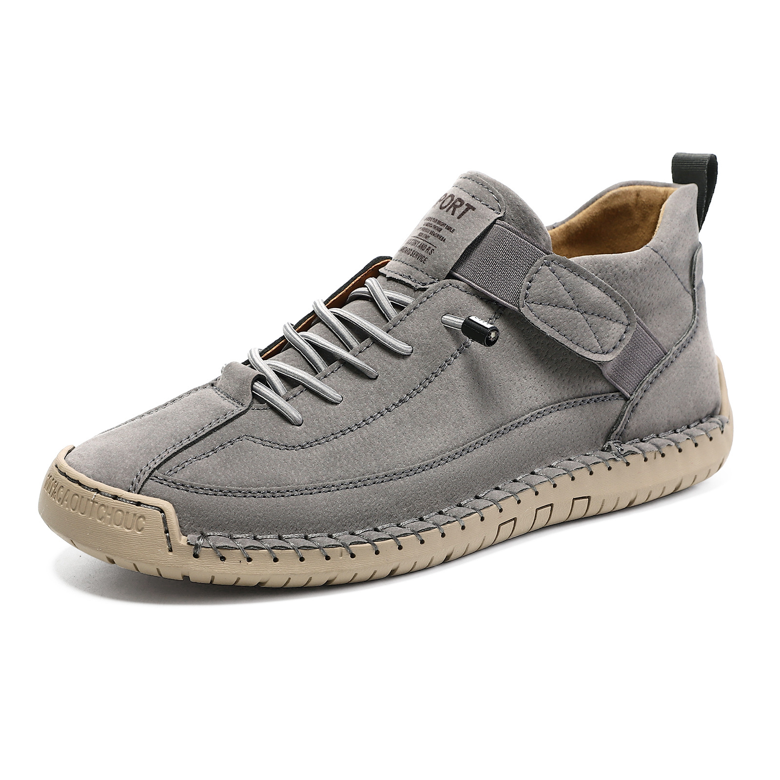 Comfortable & Pain-Free Orthopedic Hand-Stitched Leather Loafers | Anti-Slip Support for Plantar Fasciitis