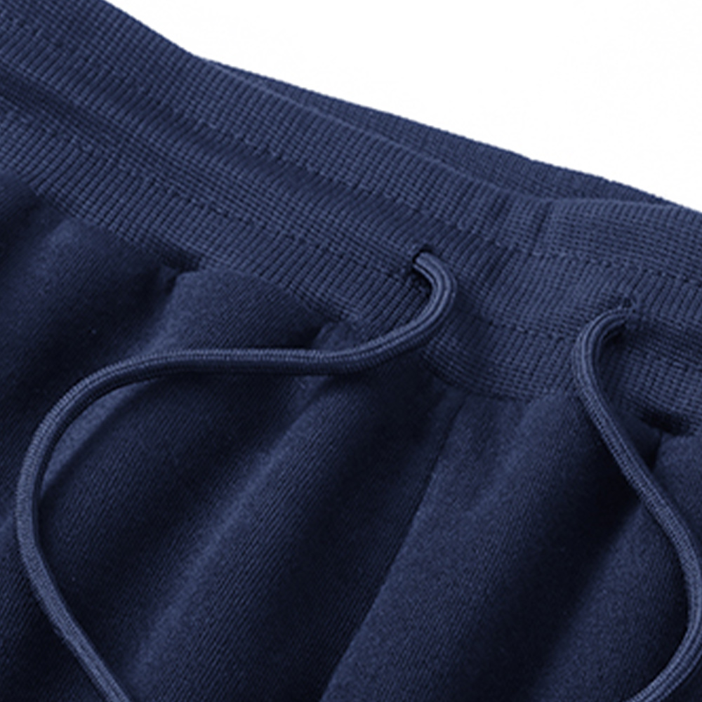 New autumn and winter men's color matching hooded sweatshirt and trousers sports suit