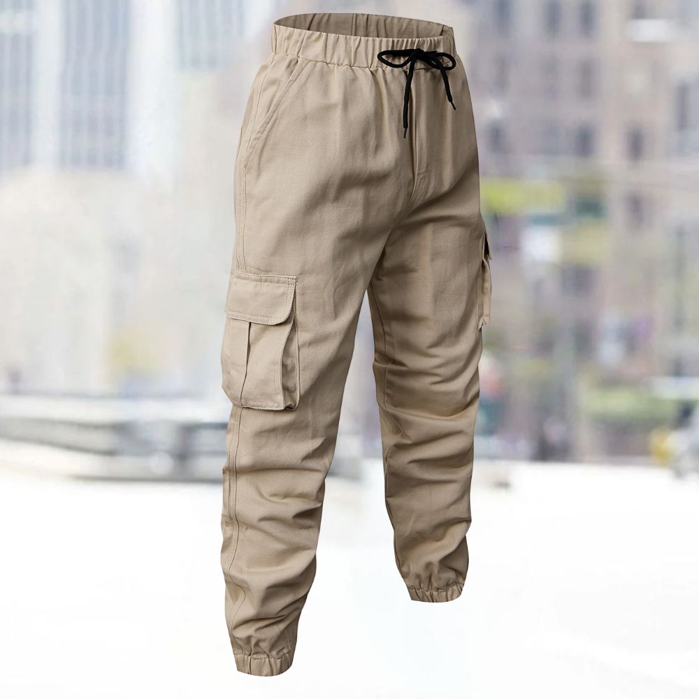 Silberfleck Wasserdichte, lose Cargo-Neun-Punkt-Hose für Herren im Camouflage-Stil