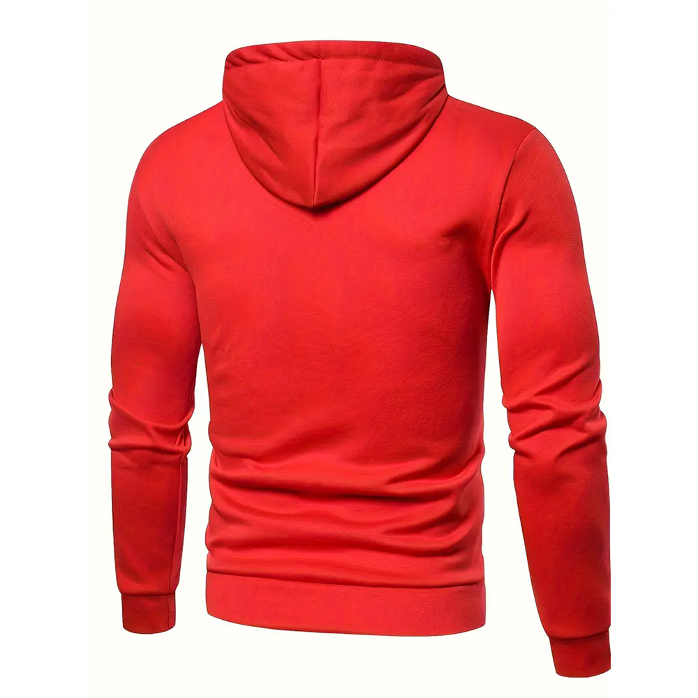 Men's Gradient Polka Dot Print Hoodie Zip-Up Sweatshirt Jacket