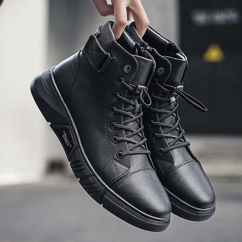 2026 Men's Genuine Leather Martin Boots[Large Size 39-48 ]