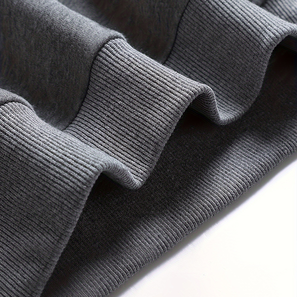 Men's round neck stretch sweatshirt for winter