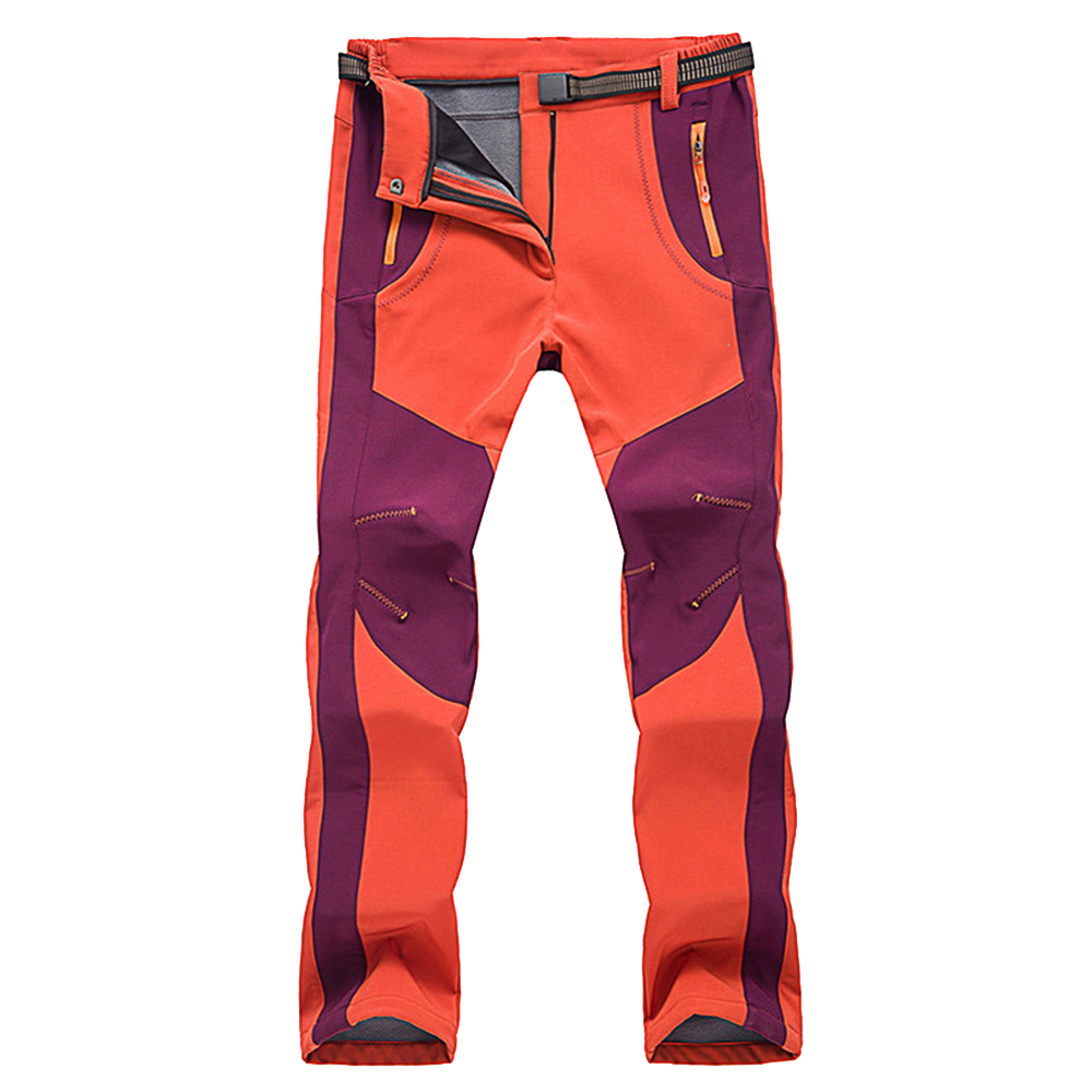 Hibote Wind- und wasserdichte Fleece-Warmhose für Herbst und Winter
