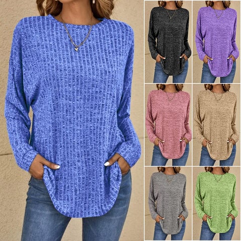 Women's relaxed fit knit top