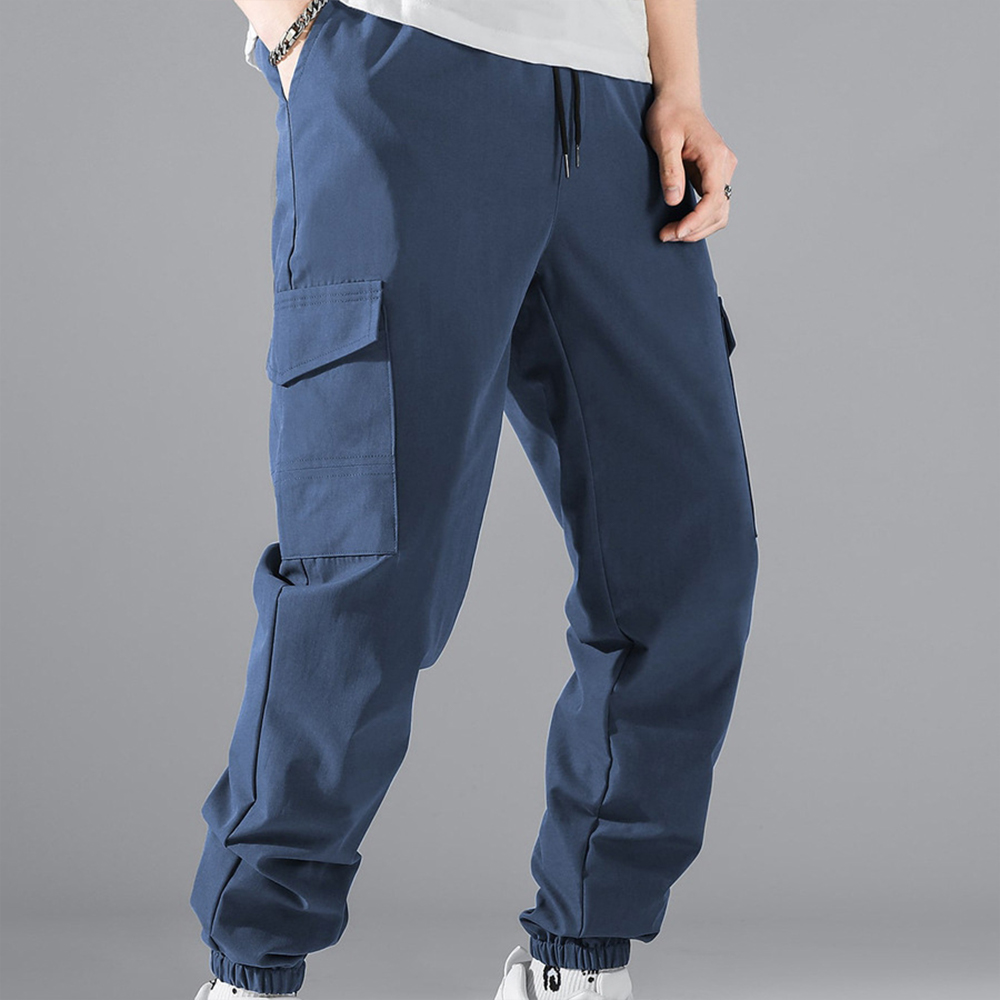 Men's vintage casual multi-pocket cargo pants