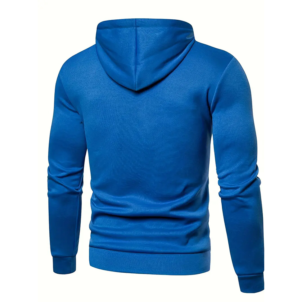 Men's Gradient Polka Dot Print Hoodie Zip-Up Sweatshirt Jacket