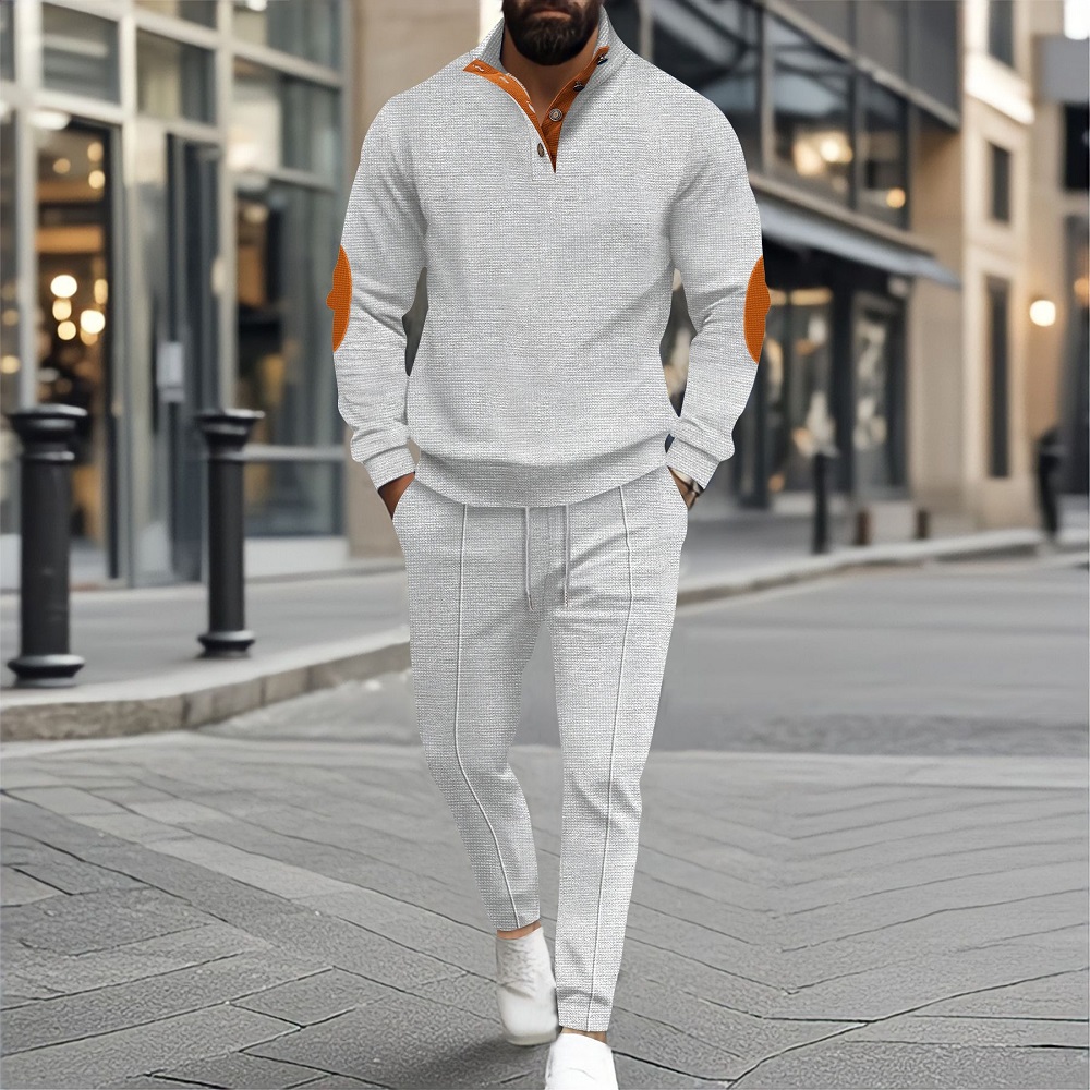 Costume décontracté sweat-shirt et pantalon pour hommes