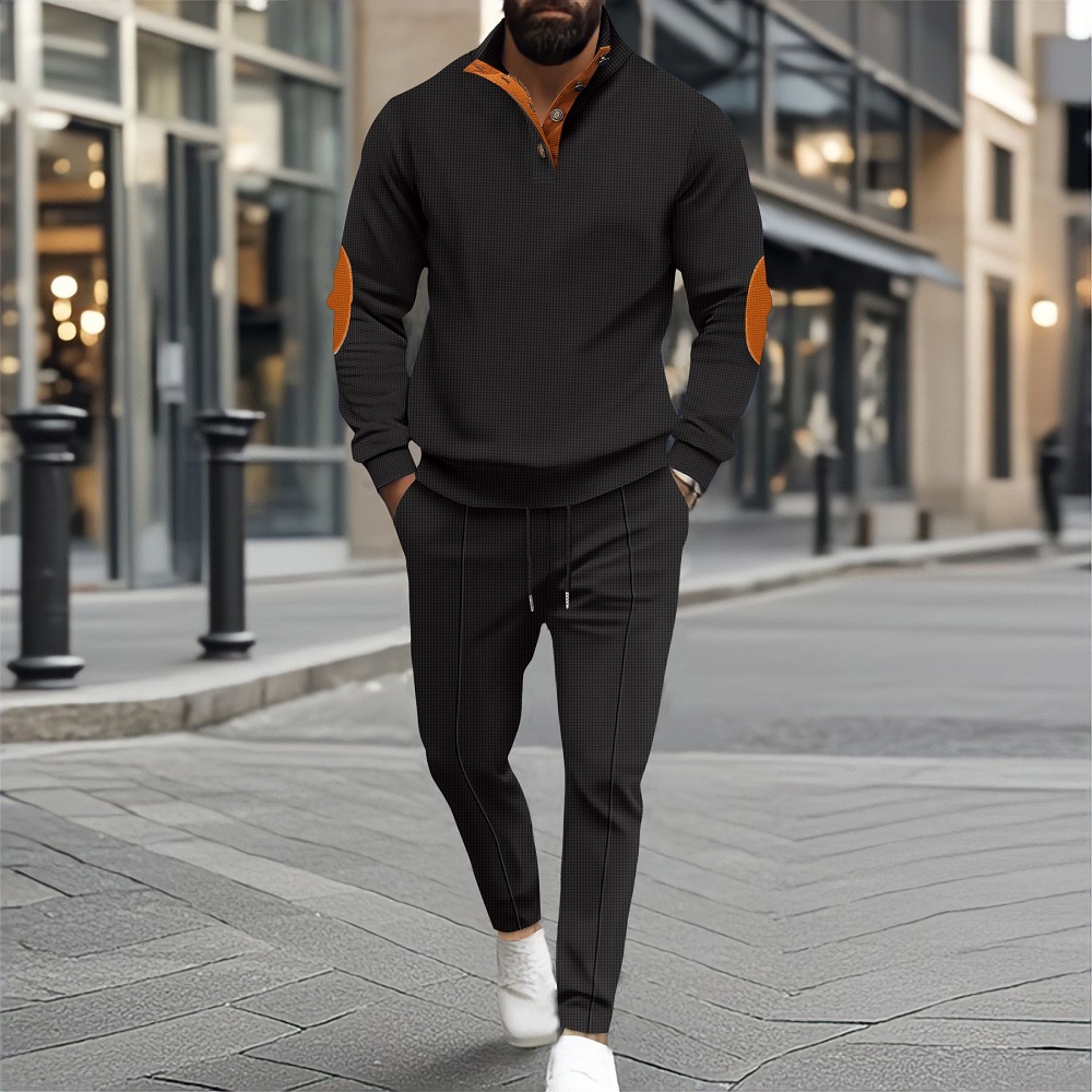 Costume décontracté sweat-shirt et pantalon pour hommes