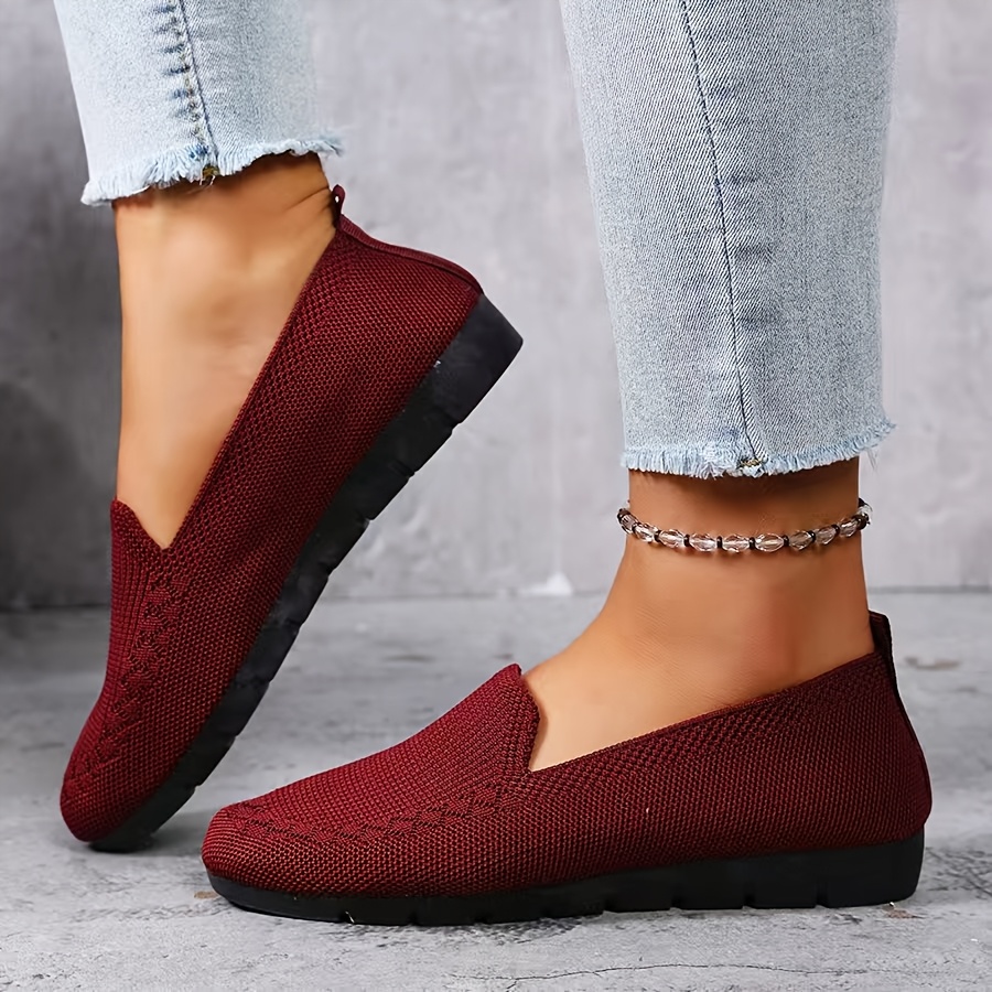 Orthopaedic Lightweight Knit Loafers: Ultra-Comfortable Pain Relief Slip-On Shoes