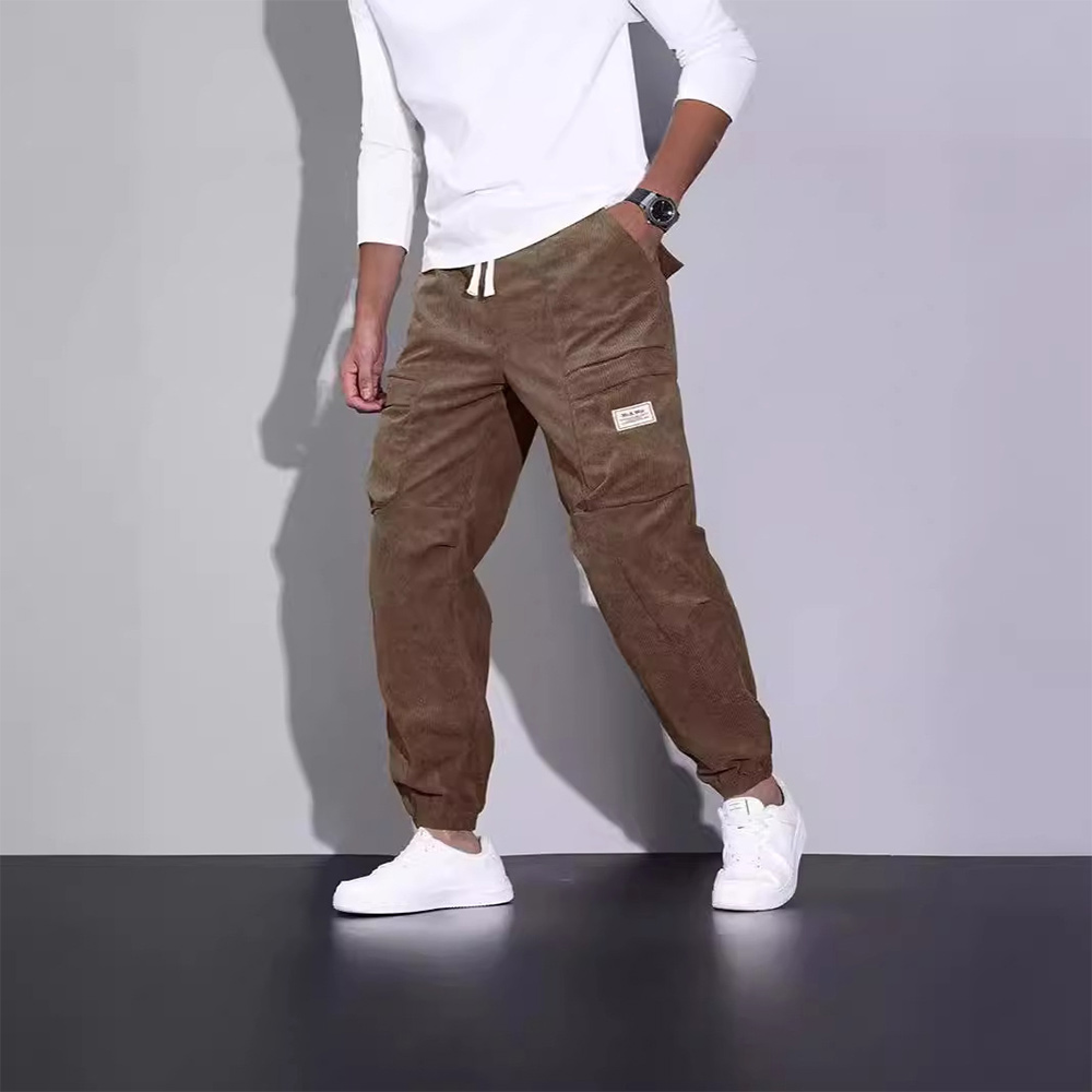 Men's corduroy Cargo pants