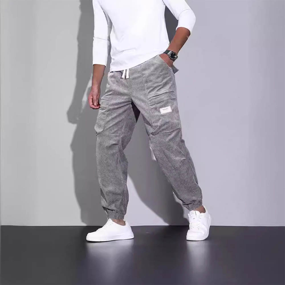 Men's corduroy Cargo pants