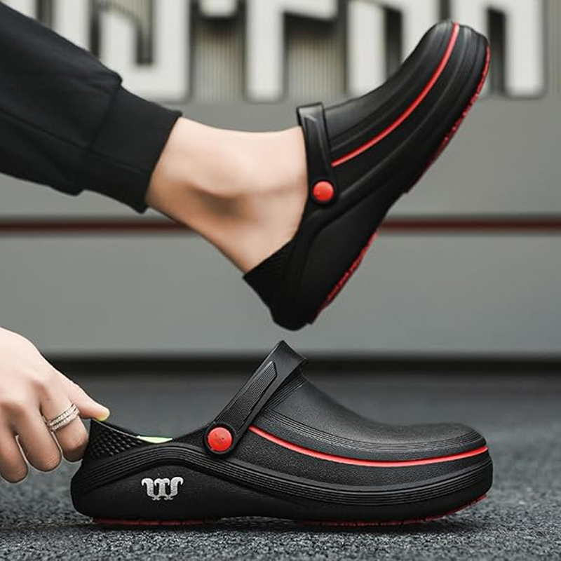 Non-slip kitchen & work shoes – water- & oil-resistant, breathable & comfortable; ideal for chefs, doctors & healthcare workers 🏥✨