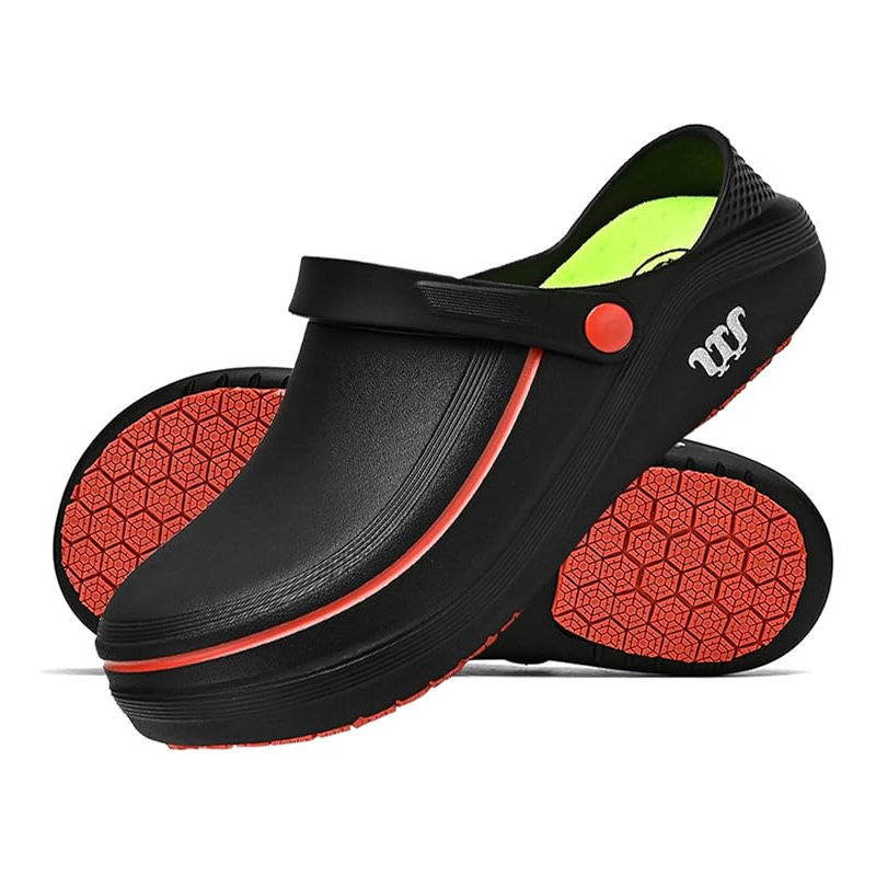 Non-slip kitchen & work shoes – water- & oil-resistant, breathable & comfortable; ideal for chefs, doctors & healthcare workers 🏥✨