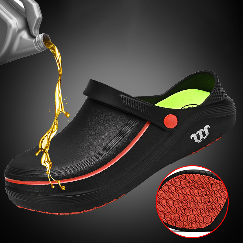 Non-slip kitchen & work shoes – water- & oil-resistant, breathable & comfortable; ideal for chefs, doctors & healthcare workers 🏥✨