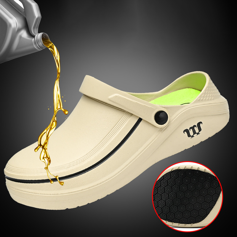 Non-slip kitchen & work shoes – water- & oil-resistant, breathable & comfortable; ideal for chefs, doctors & healthcare workers 🏥✨