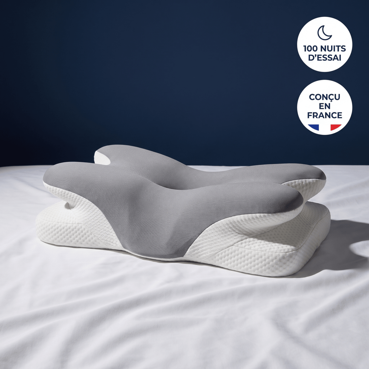 【CoolingPillow】VIPfree™ Pro 2.0 Cooling Ergonomic Durable Memory Foam Cervical Neck Pillow, Supportive Head Cushion for Shoulder Pain Relief, Neck Care, Pillows for Sleeping, Cooling Bedding Bed Accessory