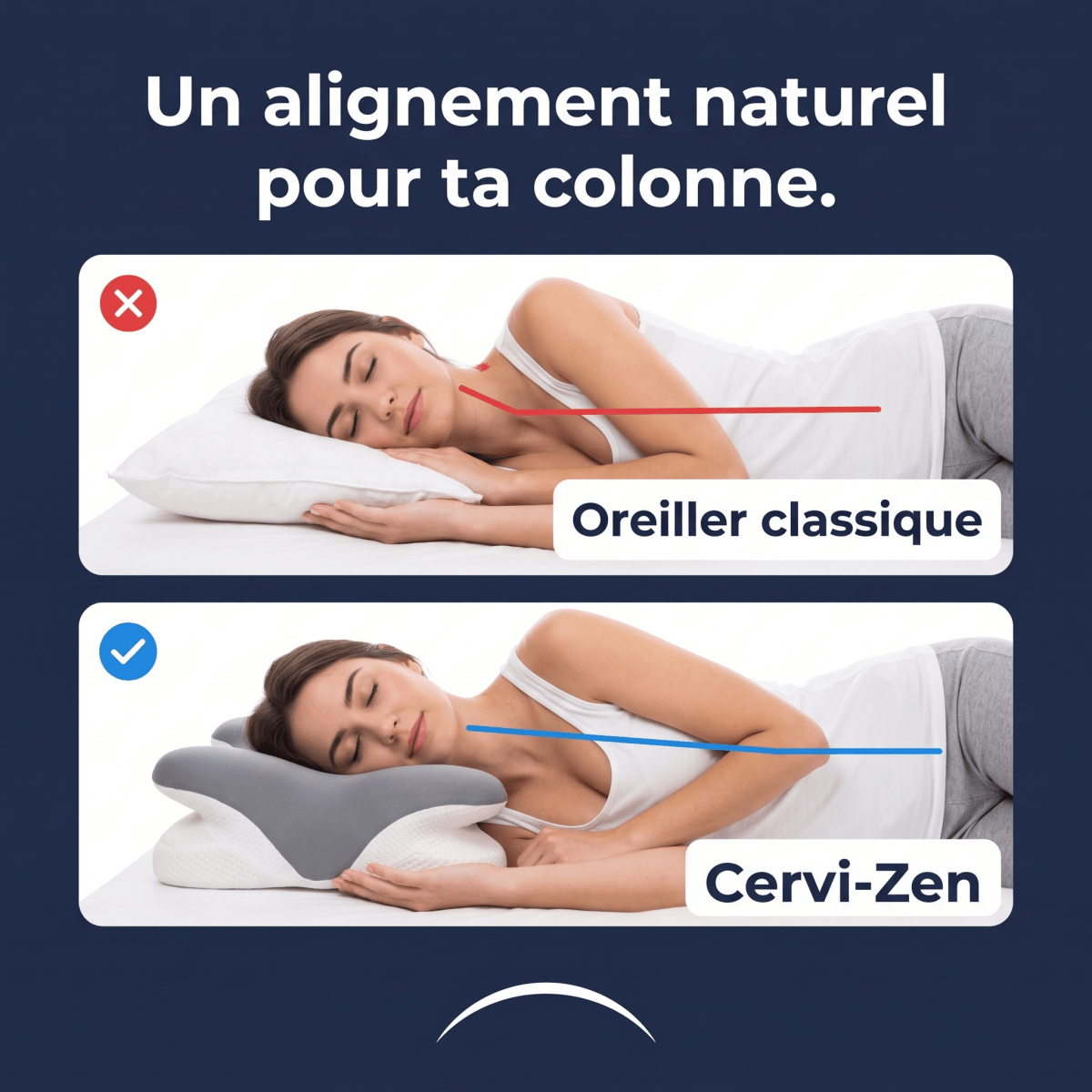 【CoolingPillow】VIPfree™ Pro 2.0 Cooling Ergonomic Durable Memory Foam Cervical Neck Pillow, Supportive Head Cushion for Shoulder Pain Relief, Neck Care, Pillows for Sleeping, Cooling Bedding Bed Accessory