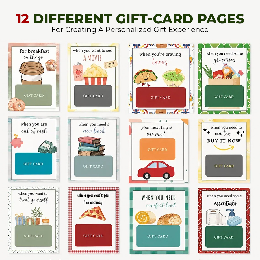 Christmas Gift Card Book – festive holiday gift card holder, product image 4