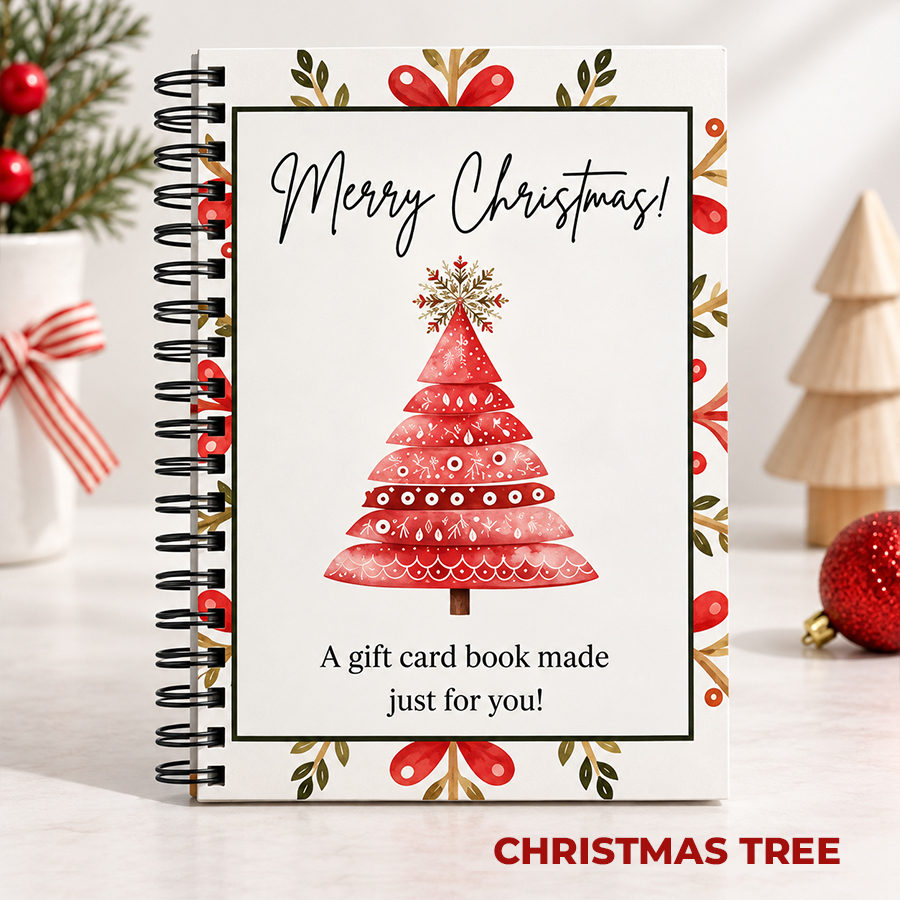 Christmas Gift Card Book – festive holiday gift card holder, product image 7