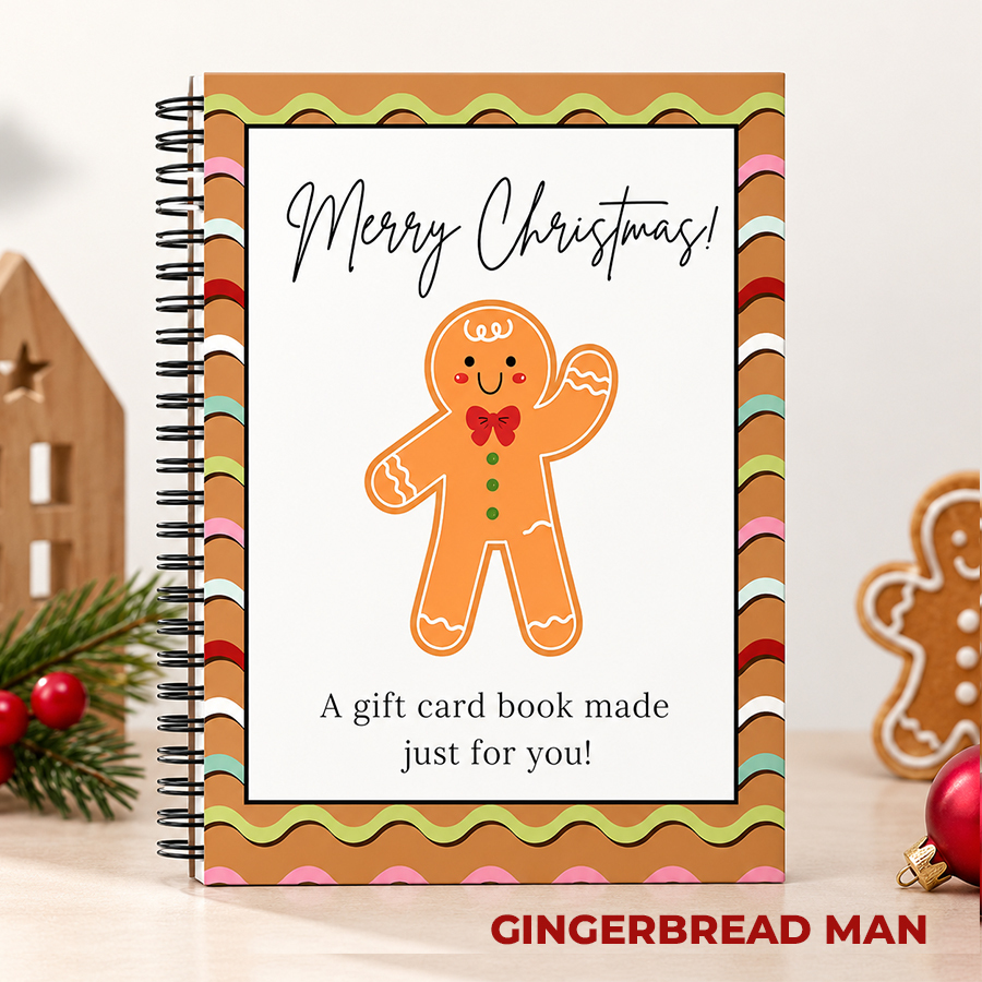 Christmas Gift Card Book festive gifting presentation