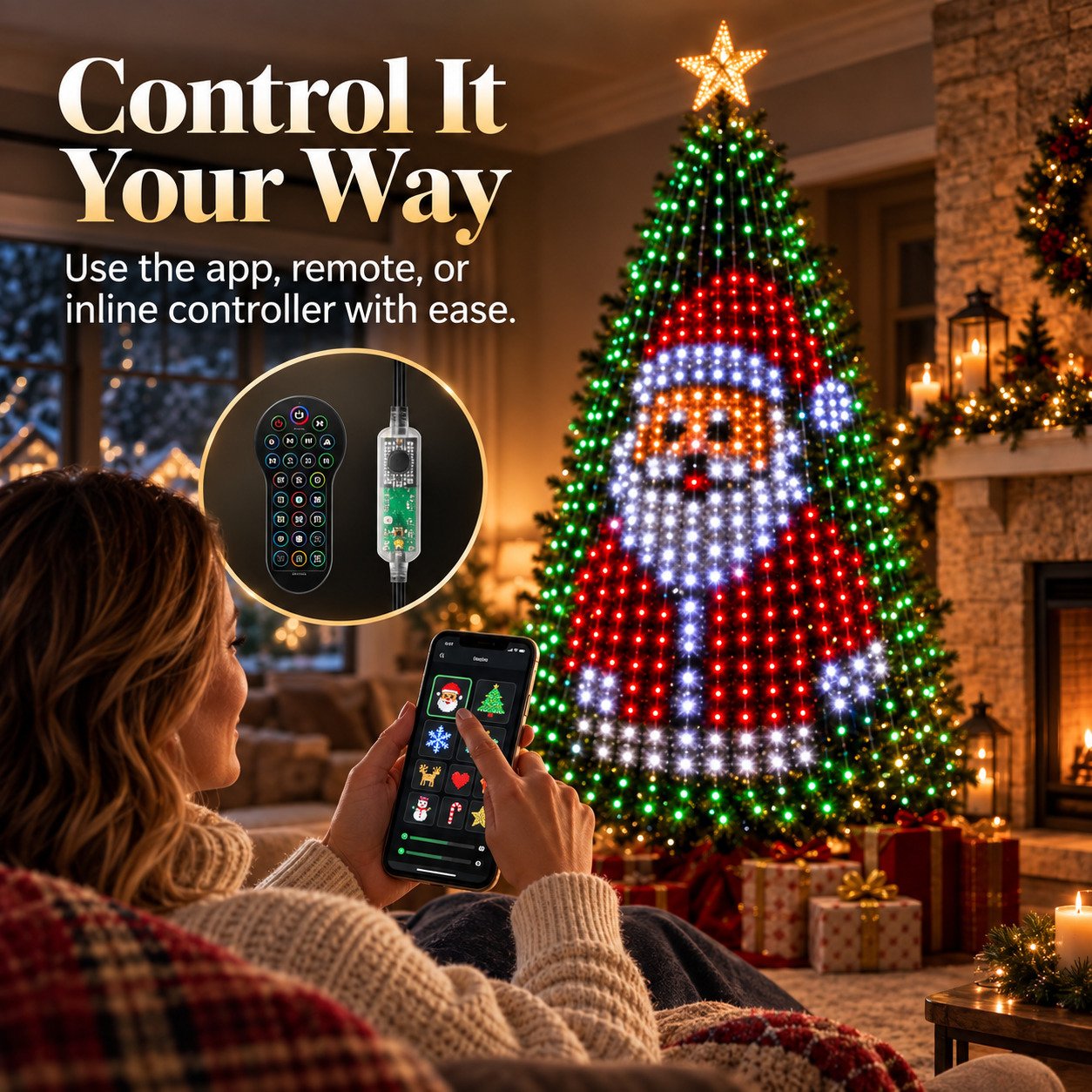 App, remote and inline controller options