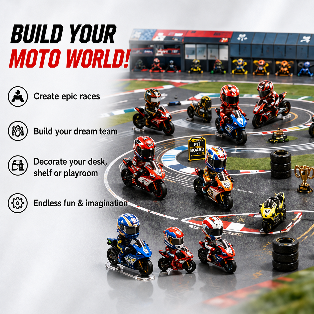 Build your own moto racing world