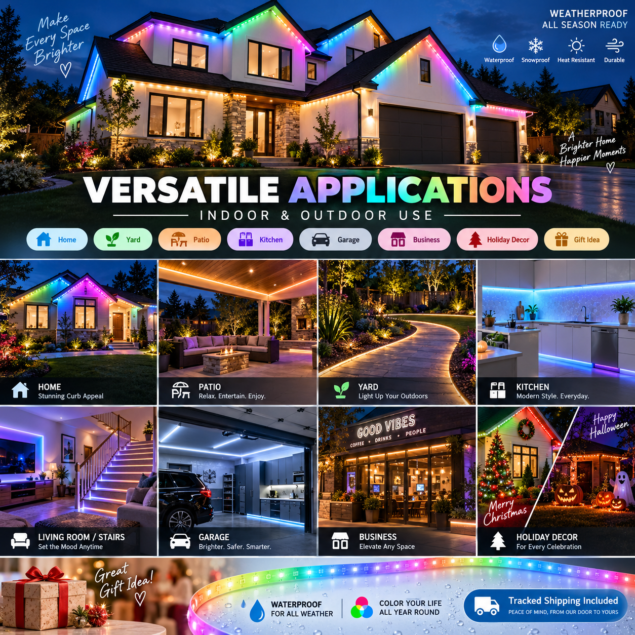 VERSATILE APPLICATIONS