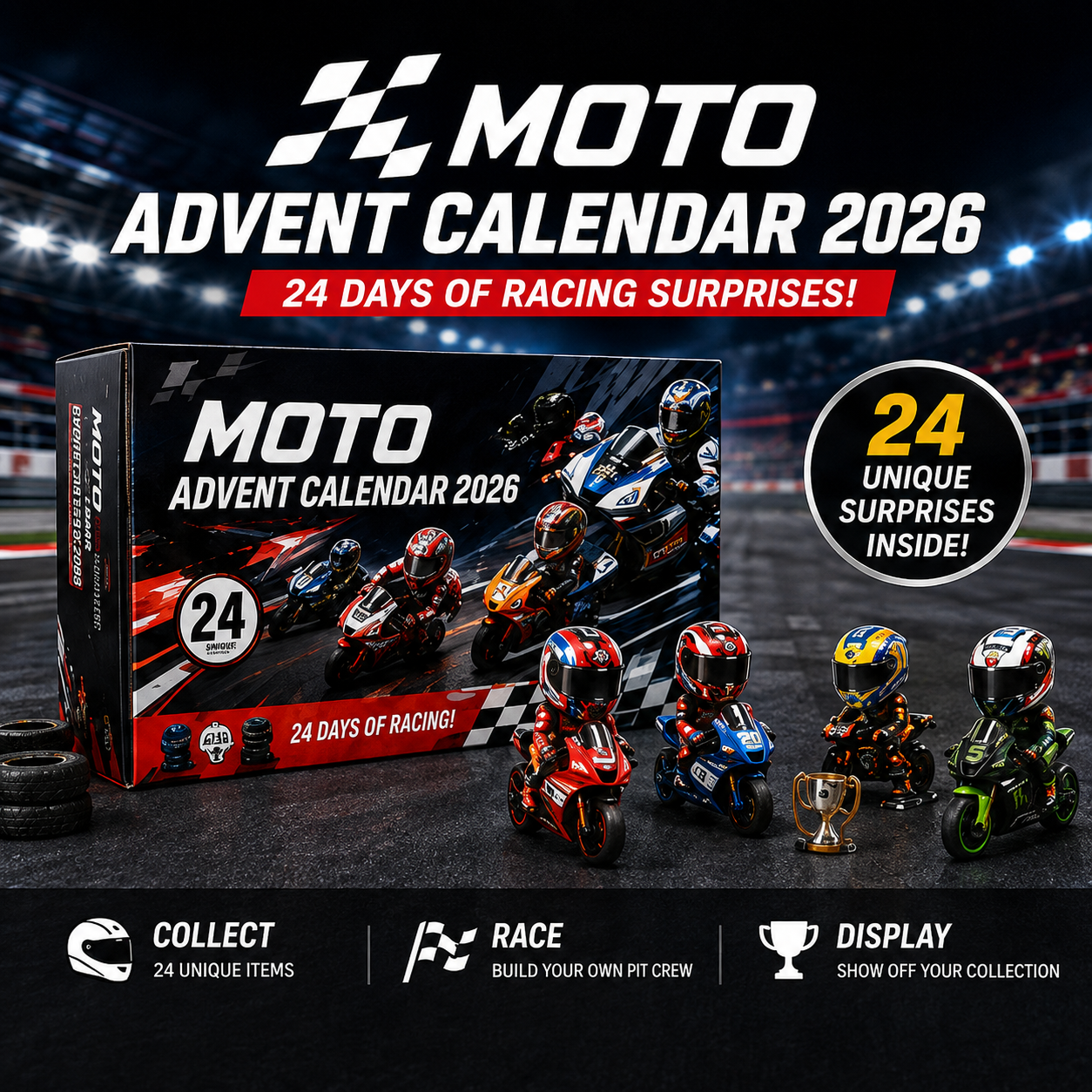 2026 MOTO Racing Advent Calendar - 24 racing surprises