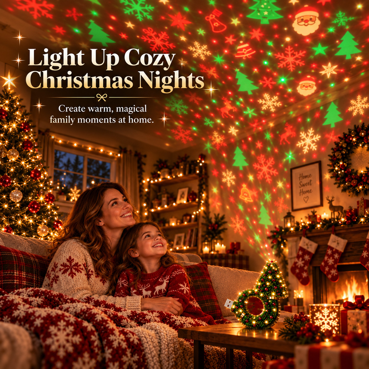🎄 Christmas LED Projector Light