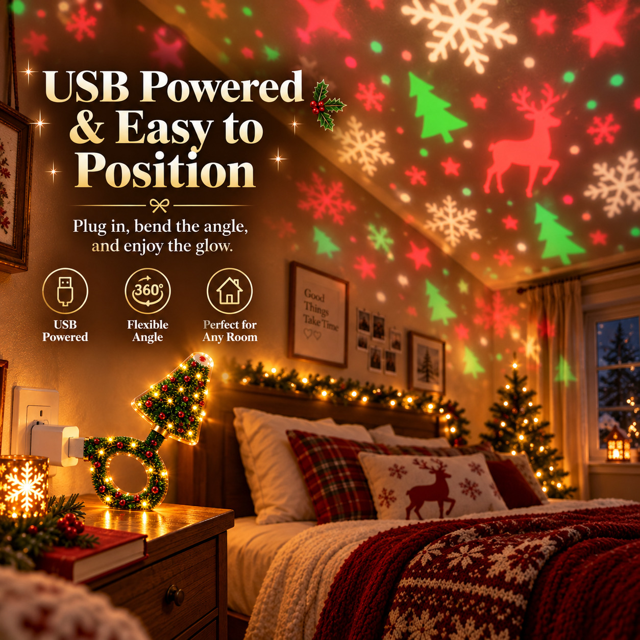 🎄 Christmas LED Projector Light