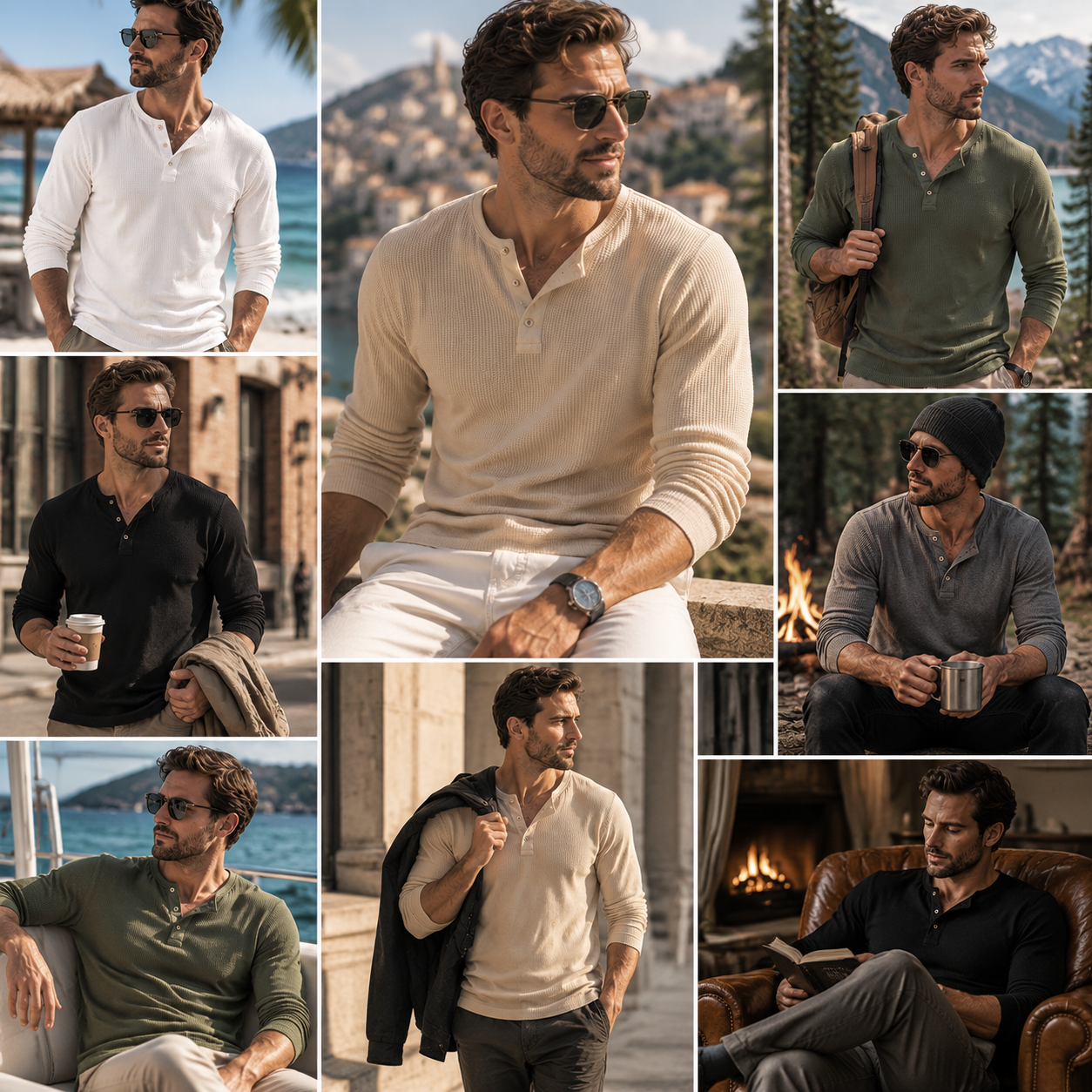 ⏰LAST DAY 60% OFF - MEN’S VINTAGE LONG SLEEVE HENLEY