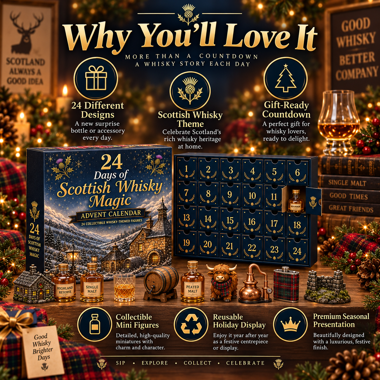 Why whisky lovers will enjoy the 24 day Christmas countdown