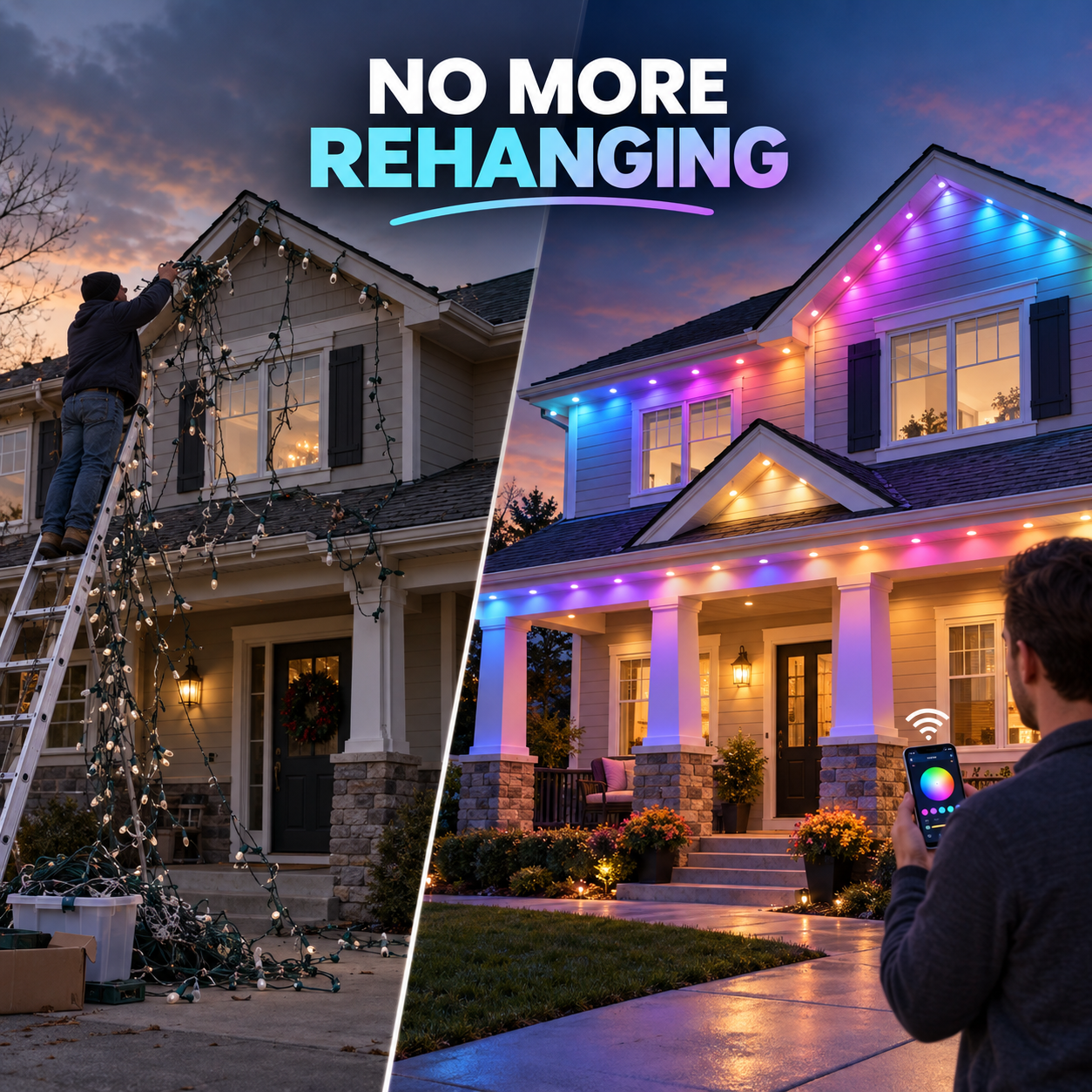 STILL HANGING NEW LIGHTS EVERY HOLIDAY?