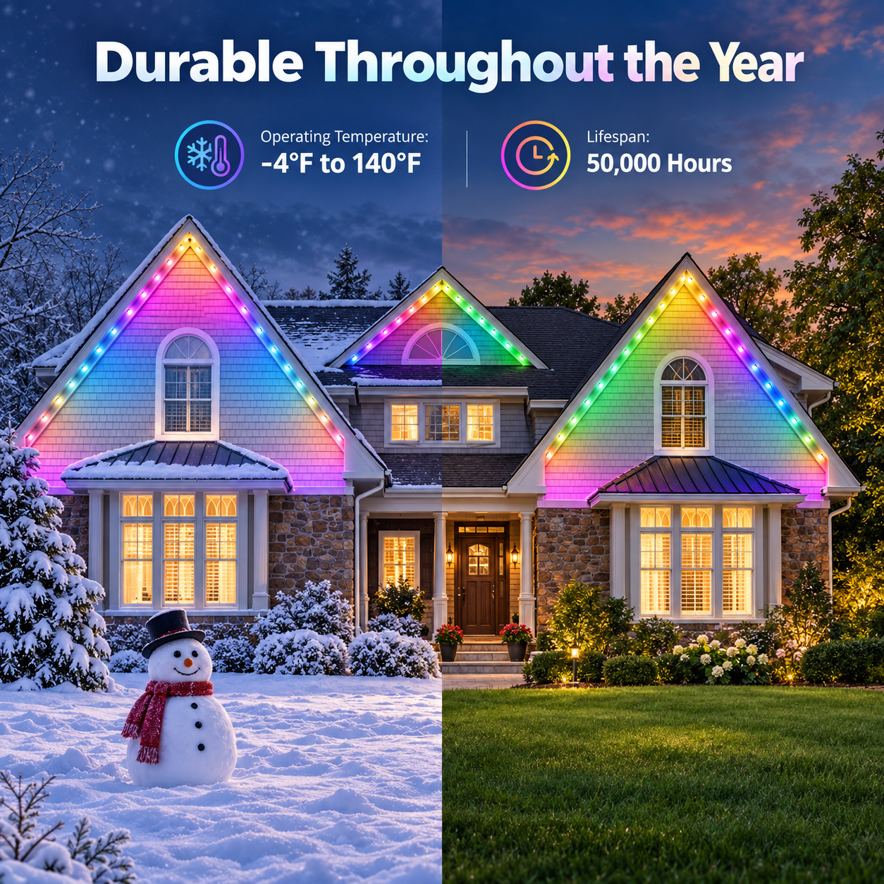 DURABLE THROUGHOUT THE YEAR.