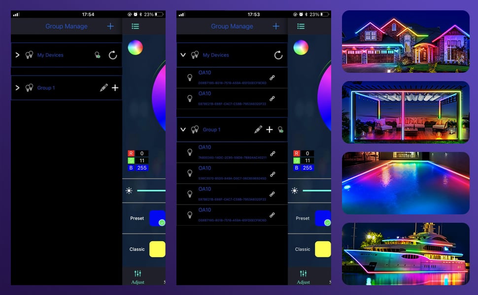 YOUR EXTERIOR LIGHTING, RIGHT AT YOUR FINGERTIPS.