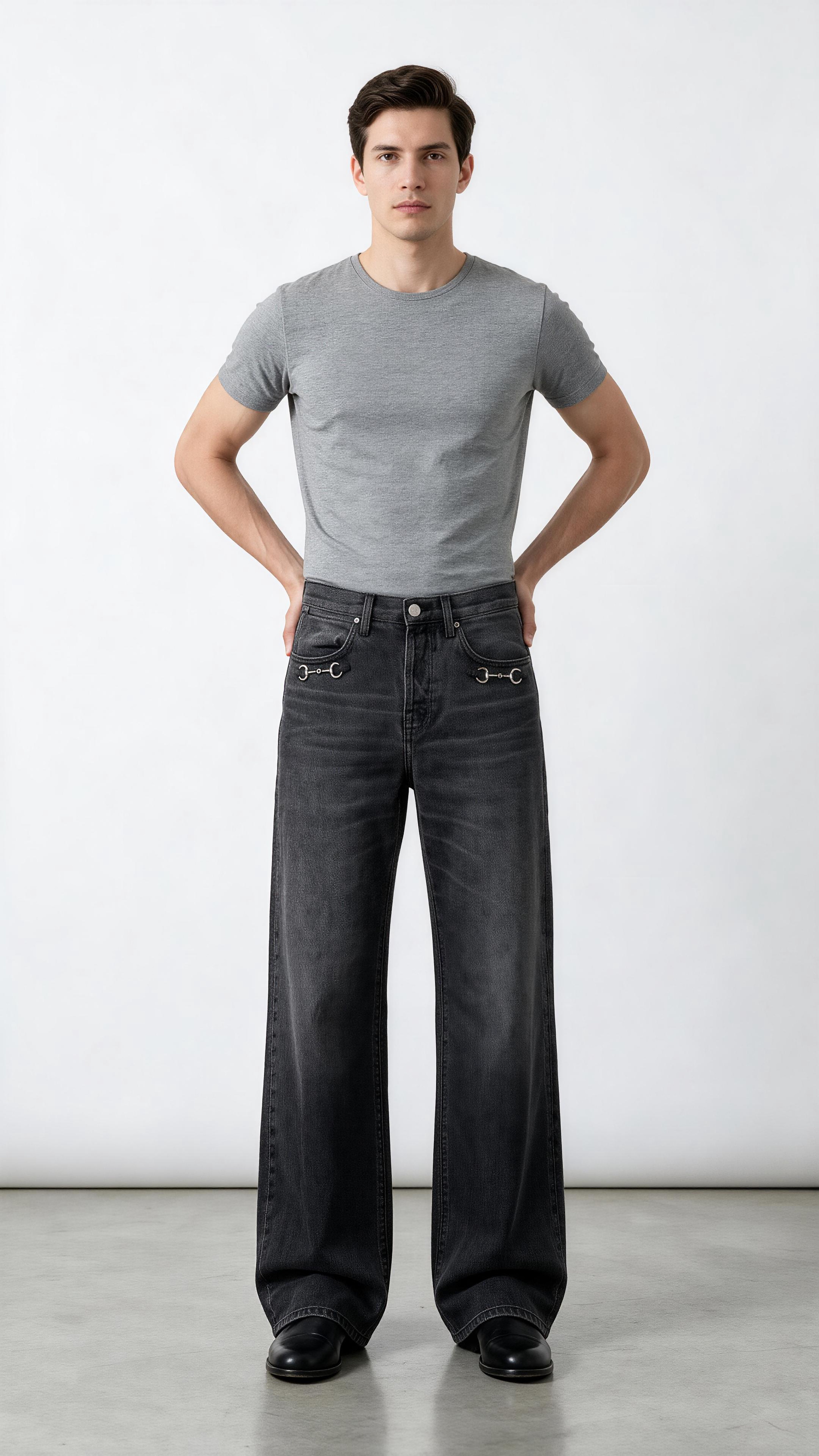 Annd duffle 26 Gray Jeans